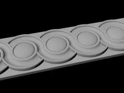 carved baguette Free 3D model purchase