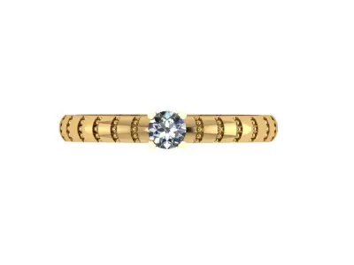 wedding engagement women ring 3dm 3D print model get