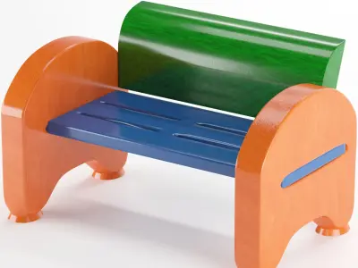 bench 3D model 18