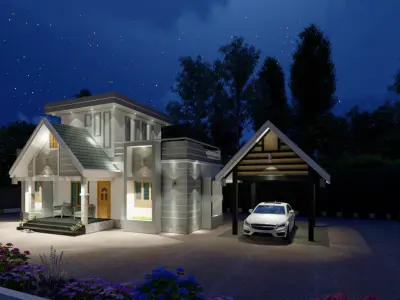 single story house  3D model