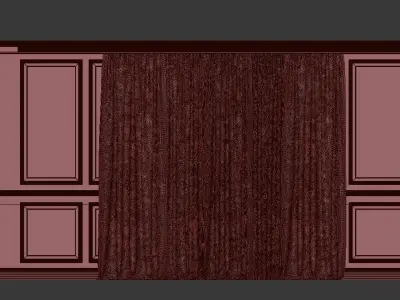 Curtain Set 260 3D model