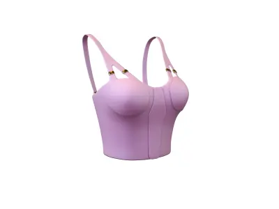 Bra Top v1 008 Low-poly 3D model