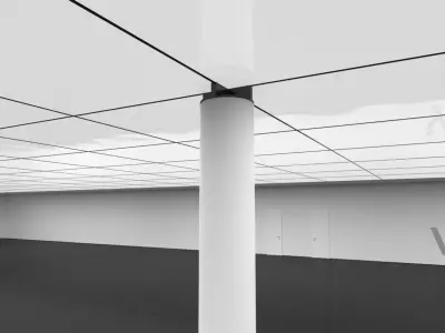 Empty Museum Interior 3D model