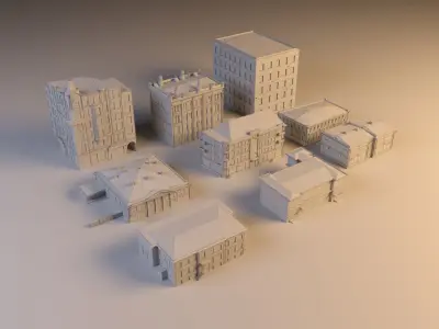 Building set 003 3D model