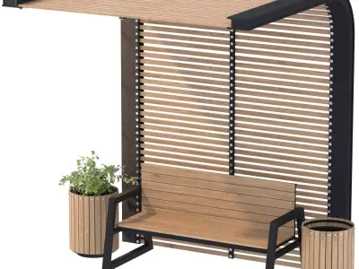 Urban Furniture 08 3D model