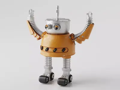 Robot V4 3D model