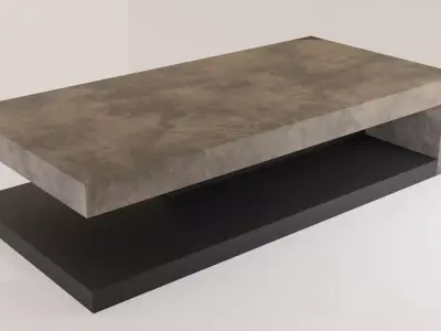 Designer Coffee Table 3 Low-poly 3D model