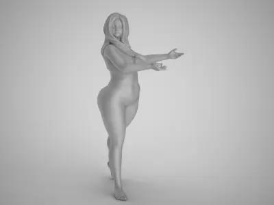 Confident Woman 4 3D print model