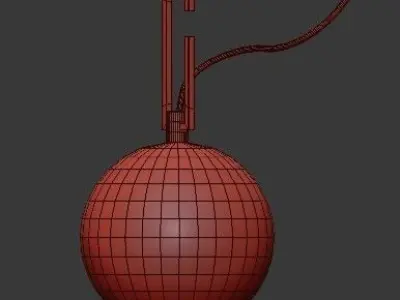 Untitled arms artidie pendant light 3D model