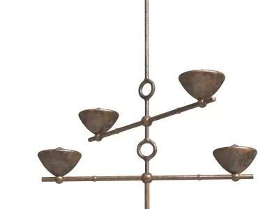 Vishal Chandelier Troy Lighting 3D model