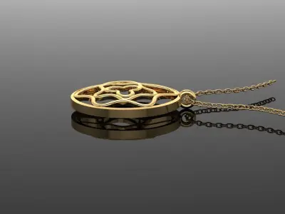 Pendant P087 3D Print Model 3D print model