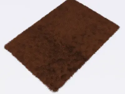 Carpet Snow H169-brown 3D model