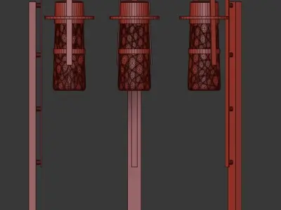 Balthus outdoor light  3D model