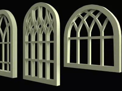 Frame Windows Pack Free 3D model