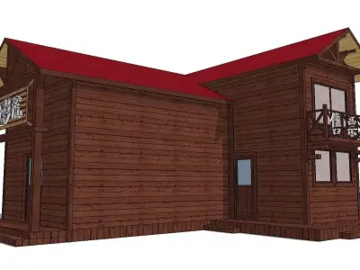 Creative Design-Holiday Cabin-096 3D model