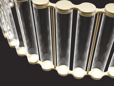 Chandelier - Viabizzuno Coppibartali Low-poly 3D model