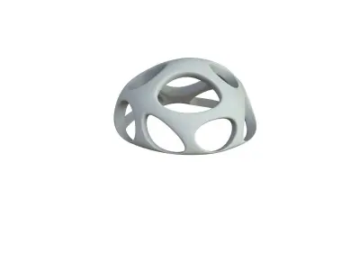 SciFi Cube Object No 56136 Low Poly Shape Low-poly 3D model
