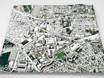 Cityscape Toulon France 3D model