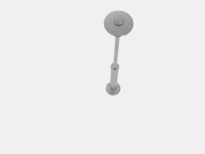  Garden Light Futura  Low-poly 3D model