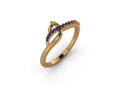 light gram ring-195 3D print model