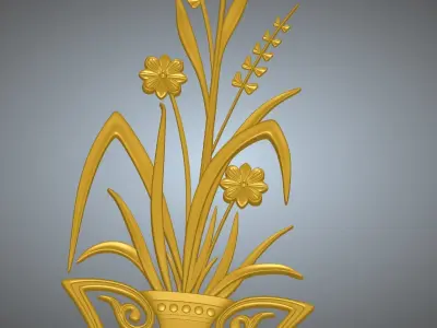 Flower Pot 3D print model