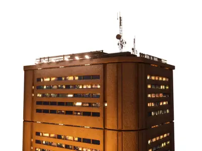 Night Building3 3D model