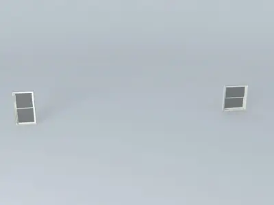 Process of resizing a window component Free 3D model