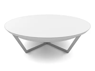 Four Hands - Felix Round Coffee Table Low-poly 3D model