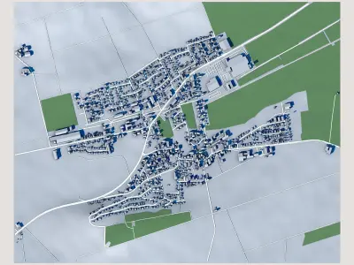 Gross Berkel City Germany 3D model