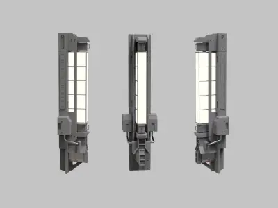 sci fi lighting 8 3D model