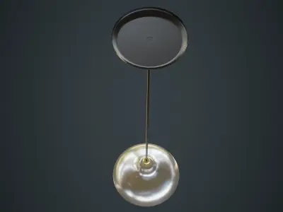 Hanging Lamp 5B Low-poly 3D model
