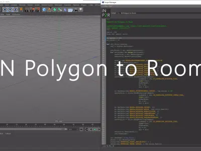 iN Polygon to Room 3D model