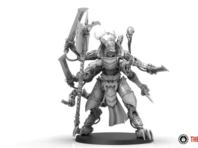Iron Hive - Magna Nemeriss the Ascended Swarmlady 3D print model