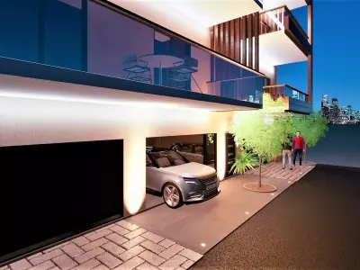 6-storey building with 2 maisonettes Free 3D model