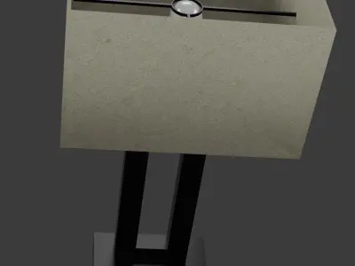 Square Lamp Free low-poly 3D model