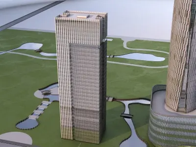 Cityscape 10 3D model