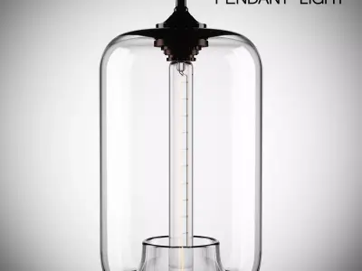 Edison Pod Pendant Light  3D model