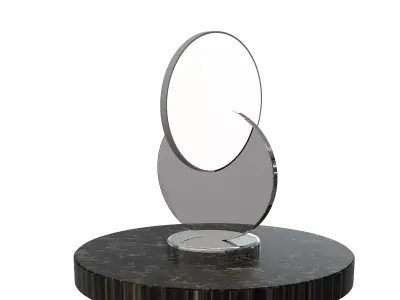  ECLIPSE DESK LAMP POLISHED CHROME 3D model