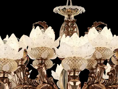 MD 89350-12-6-2 Osgona Chandelier 3D model