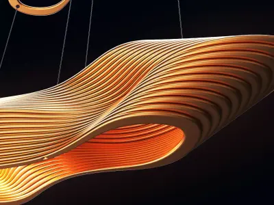 Modern Chandelier 3D model