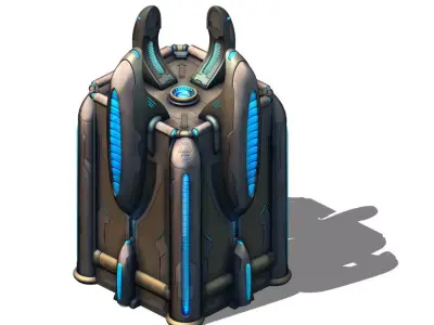 Different dimension - building - wall 04 3D model