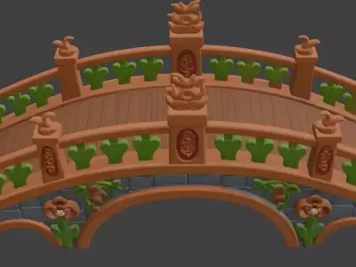 Bridge 3d model 3D model