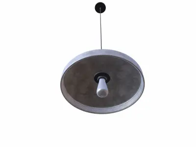 Concrete Hanging Lamp 3D model