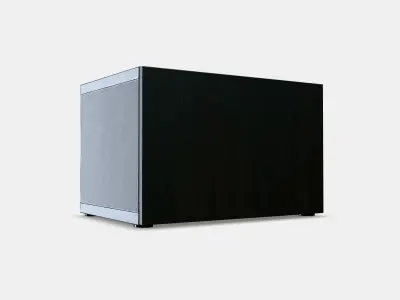 BESTA Shelf unit with door 10 Low-poly 3D model