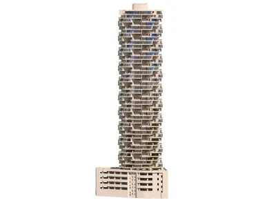 Dubai FIVE Jumeirah Village Hotel 3D model