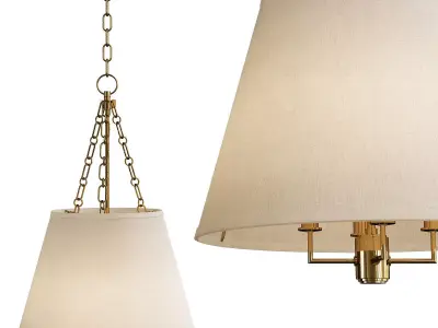 Burdett Pendant Low-poly 3D model
