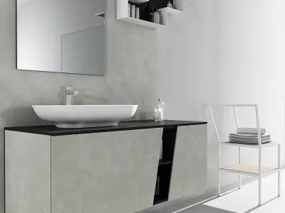 Bathroom furniture set Arcom eLy 2  3D model