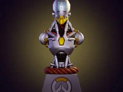 Zenyatta - Overwatch 3D print model
