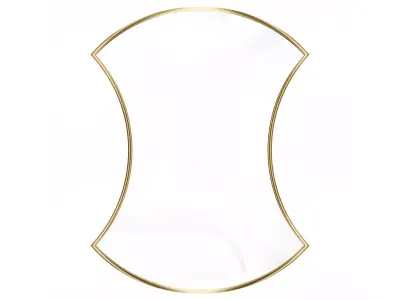 Mirror in a metal frame GZ-M1083 3D model