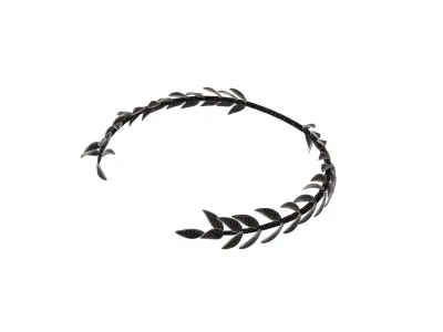 Laurel Wreath Head v1 005 Low-poly 3D model